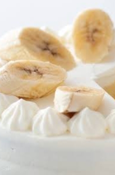 バナナのショートケーキ